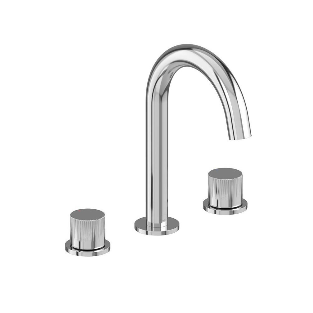 Vado Safari Leverless Chrome 3 Tap Hole Basin Mixer